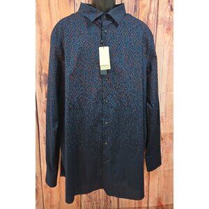 Perry Ellis‎ Mens Stretch Button-Down Shirt 2X NWT NEW